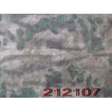 Terreno baldio estilo algodão poliéster Ribstop camuflagem militar tecido